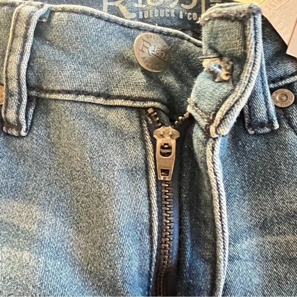 NWT R1893 Roebuck & Co Low Rise Skinny Comfort Stretch Medium Wash Jeans Size 6 - Picture 14 of 16